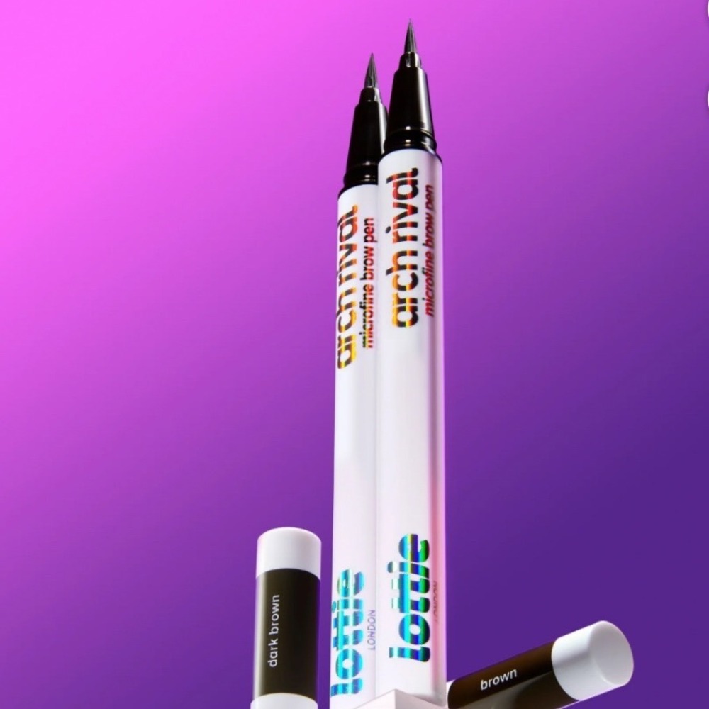 Lottie London Arch Rival Microfine Brow Pen Marker‎ Brown Vegan New